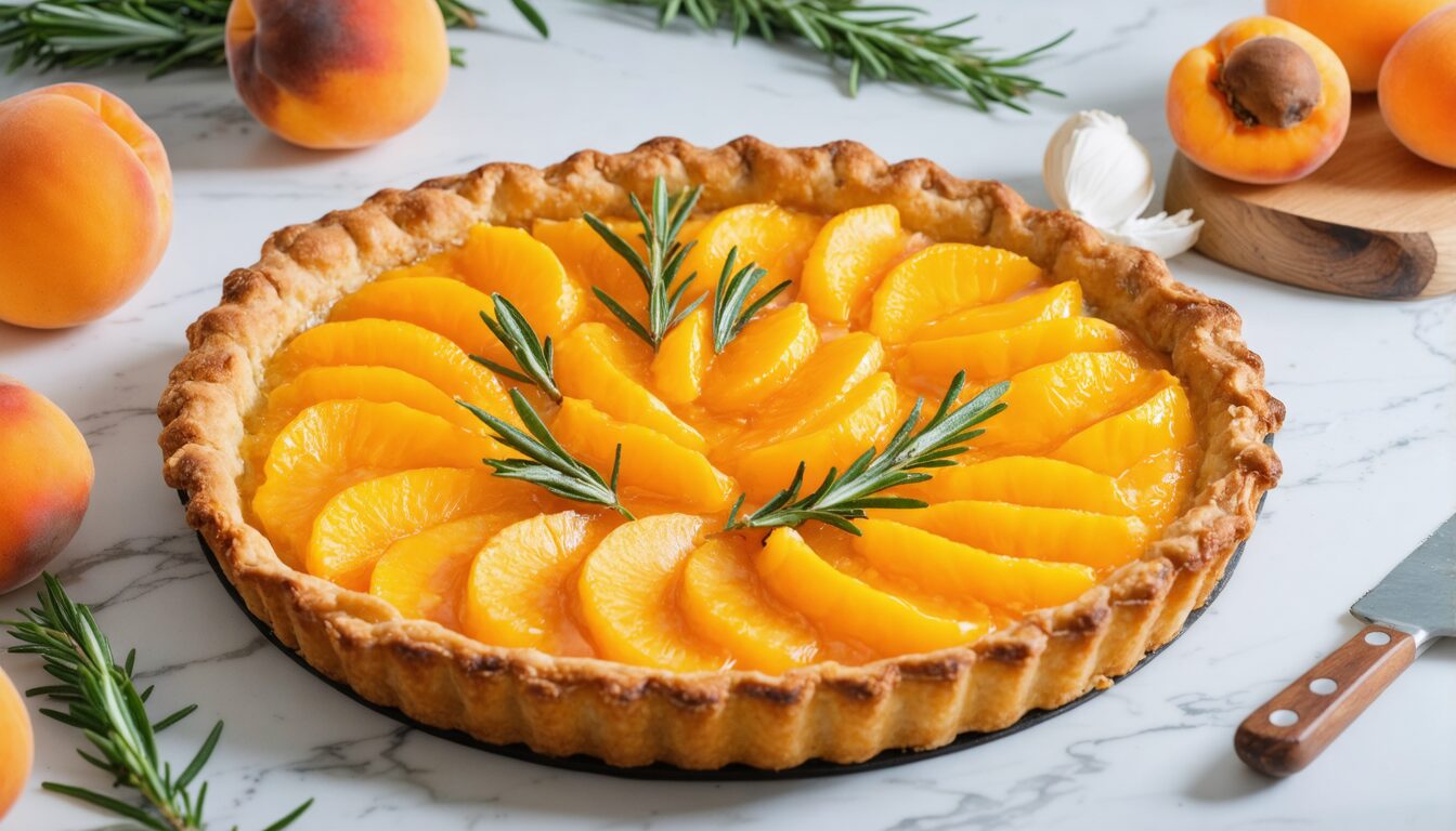découvrez la tarte rustique abricots-romarin, une délicieuse alliance de la douceur des abricots et de la fraîcheur du romarin. éveillez vos papilles avec cette recette surprenante et savoureuse, parfaite pour les gourmets en quête de nouvelles expériences culinaires.