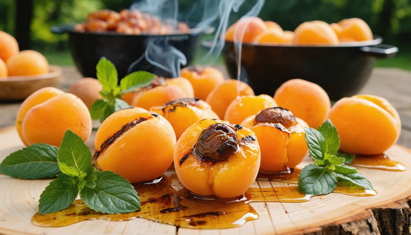 découvrez comment préparer des abricots rôtis au barbecue grâce à une technique simple et rapide. transformez ce fruit juteux en un dessert exceptionnel qui ravira vos convives lors de vos barbecues d'été.