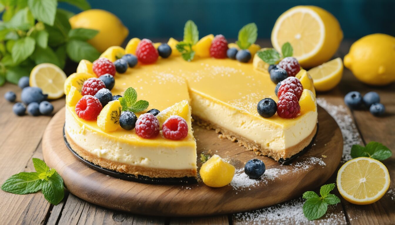 apprenez à préparer un délicieux gâteau au citron, facile et sans cuisson. suivez notre recette étape par étape pour réaliser un dessert rafraîchissant qui impressionnera vos invités, tout en vous faisant sentir comme un vrai boulanger chez vous.