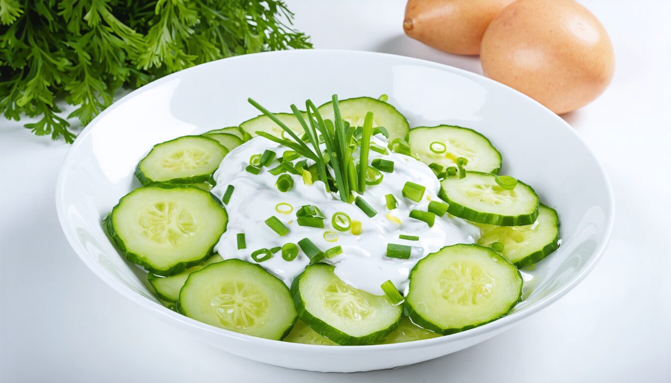 découvrez notre recette de salade de concombres revigorante, parfaite pour les journées ensoleillées. fraîche, croquante et prête en un rien de temps, elle saura égayer vos repas d'été avec ses saveurs légères et rafraîchissantes.