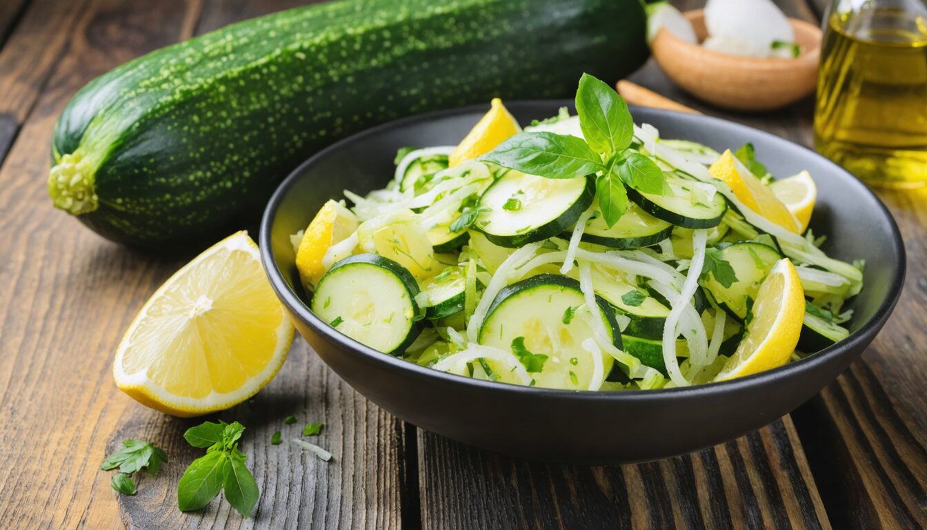 découvrez la recette virale de la salade de courgettes râpées au citron, une association parfaite de fraîcheur et de légèreté. idéale pour accompagner vos repas d'été ou à déguster seule, cette salade rapide et savoureuse séduira vos papilles. net, simple et délicieusement rafraîchissante, elle apportera une touche de légèreté à votre table.