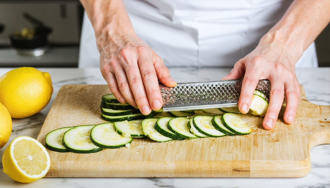 découvrez la recette virale de la salade de courgettes râpées au citron, une combinaison parfaite de fraîcheur et de légèreté. idéale pour rehausser vos repas d'été, cette salade saura séduire vos papilles avec ses saveurs vives et son croquant irrésistible.