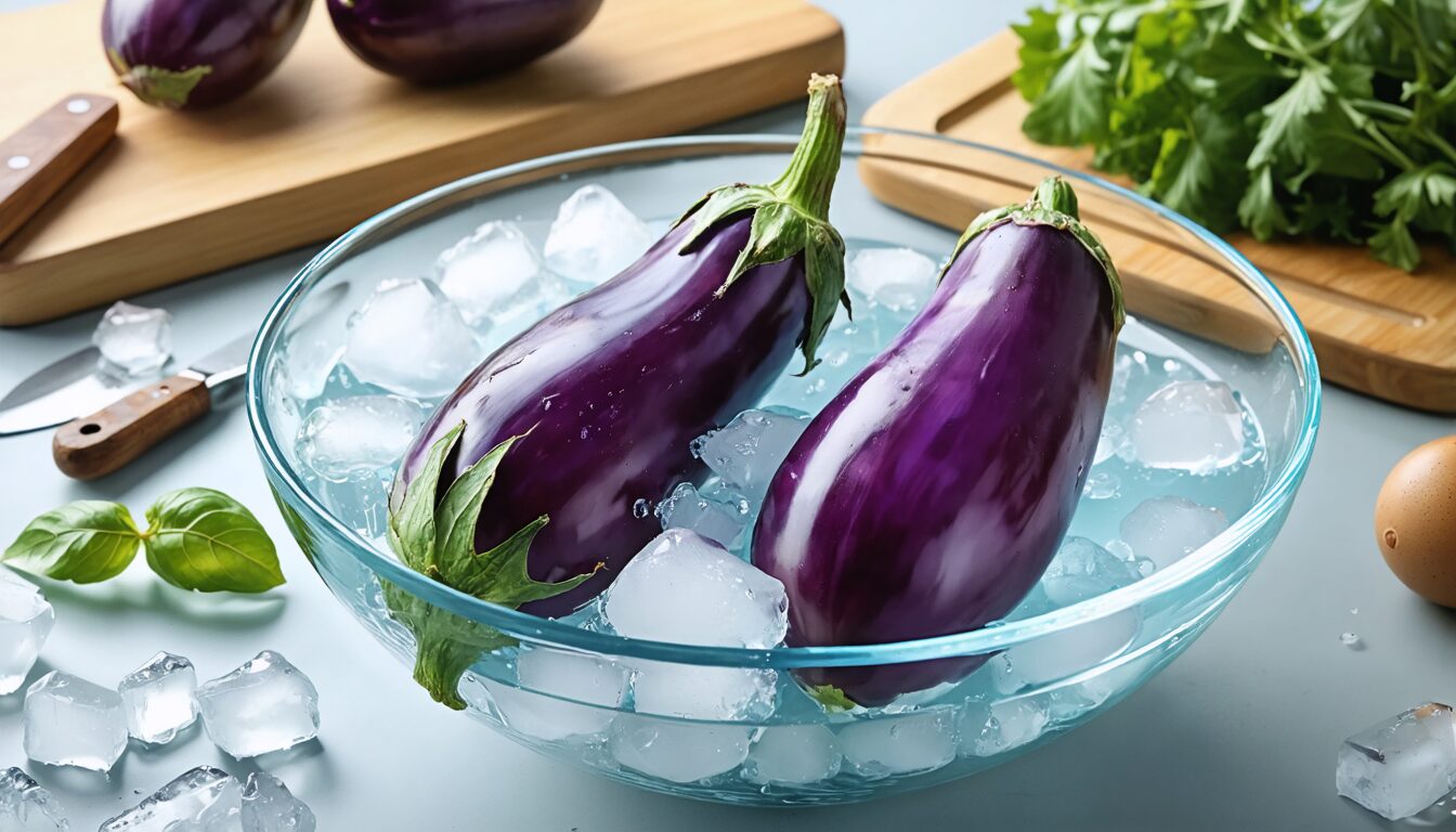 découvrez l'astuce surprenante qui transformera vos aubergines : plonger vos légumes dans l'eau glacée avant la cuisson améliore leur texture et rehausse les saveurs. apprenez comment cette technique simple peut faire toute la différence dans vos plats.
