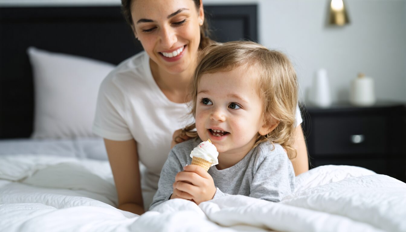 découvrez comment un simple geste, offrir une glace, peut transformer la soirée de votre enfant et l’aider à passer une meilleure nuit. astuces bien-être et moments complices réunis dans notre article !