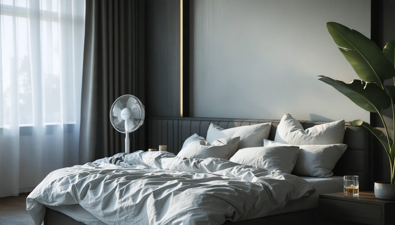 découvrez une astuce silencieuse et efficace pour rafraîchir votre chambre pendant les nuits chaudes. dormez paisiblement avec des conseils simples et pratiques pour un confort optimal sans bruit. idéal pour garantir des nuits fraîches et reposantes, même lors des températures élevées.