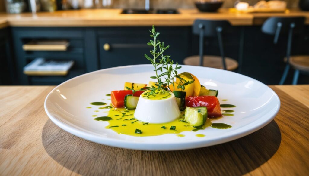 Découverte surprenante : une panna cotta salée au lait de chèvre qui va vous séduire