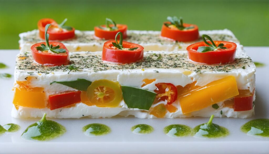 Découvrez cette terrine légère aux poivrons et au chèvre, un délice qui va éclipser vos salades favorites