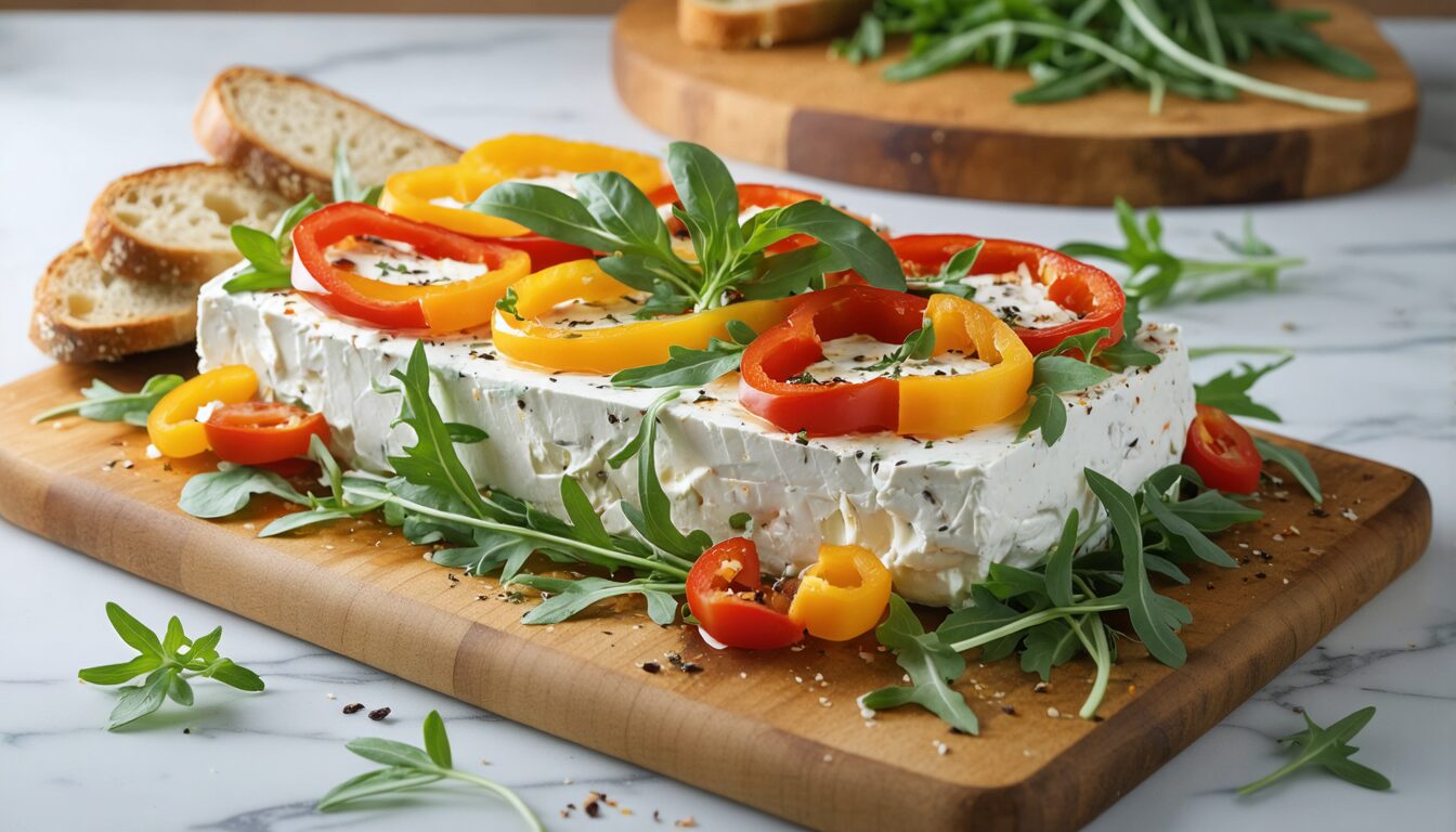 savourez notre terrine légère aux poivrons et au chèvre : une recette fraîche, colorée et gourmande, parfaite pour remplacer vos salades classiques et surprendre vos convives !