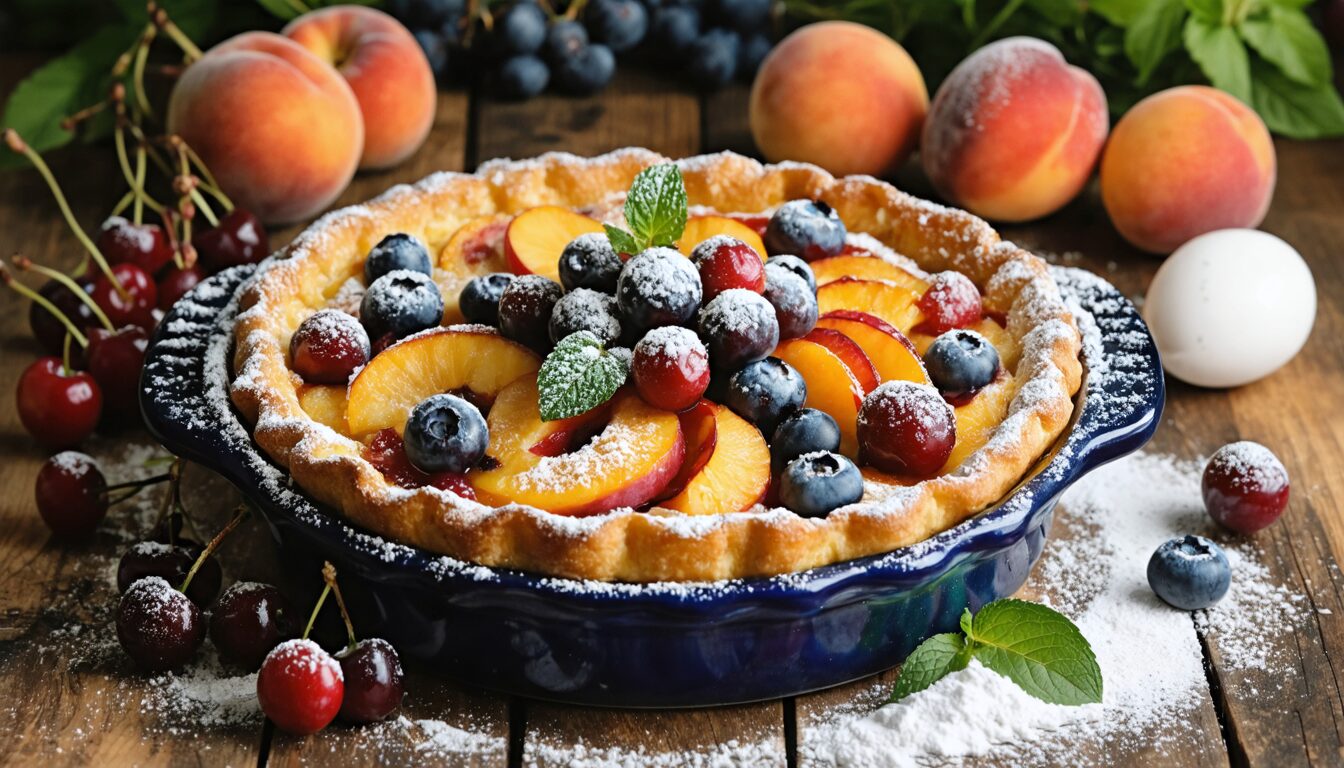 essayez cette recette simple et originale de clafoutis de saison, facile à préparer et idéale pour régaler toute la famille sans effort.