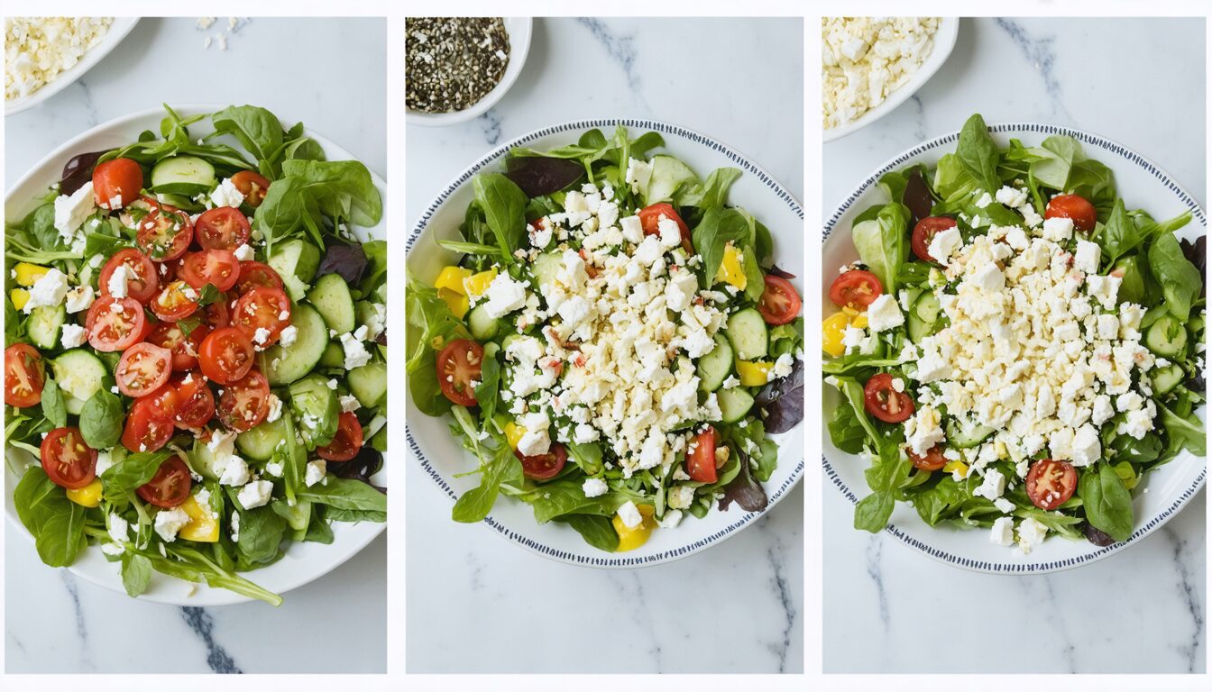 savourez une salade grecque fraîche et gourmande, idéale pour l'été. découvrez une recette simple, saine et rapide à préparer, mettant en valeur des ingrédients méditerranéens authentiques.