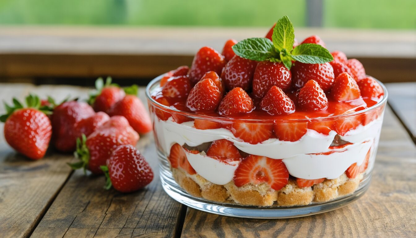 savourez un tiramisu léger aux fraises sans mascarpone avec cette recette saine et gourmande créée par une diététicienne. facile, frais et parfait pour se faire plaisir sans culpabiliser !
