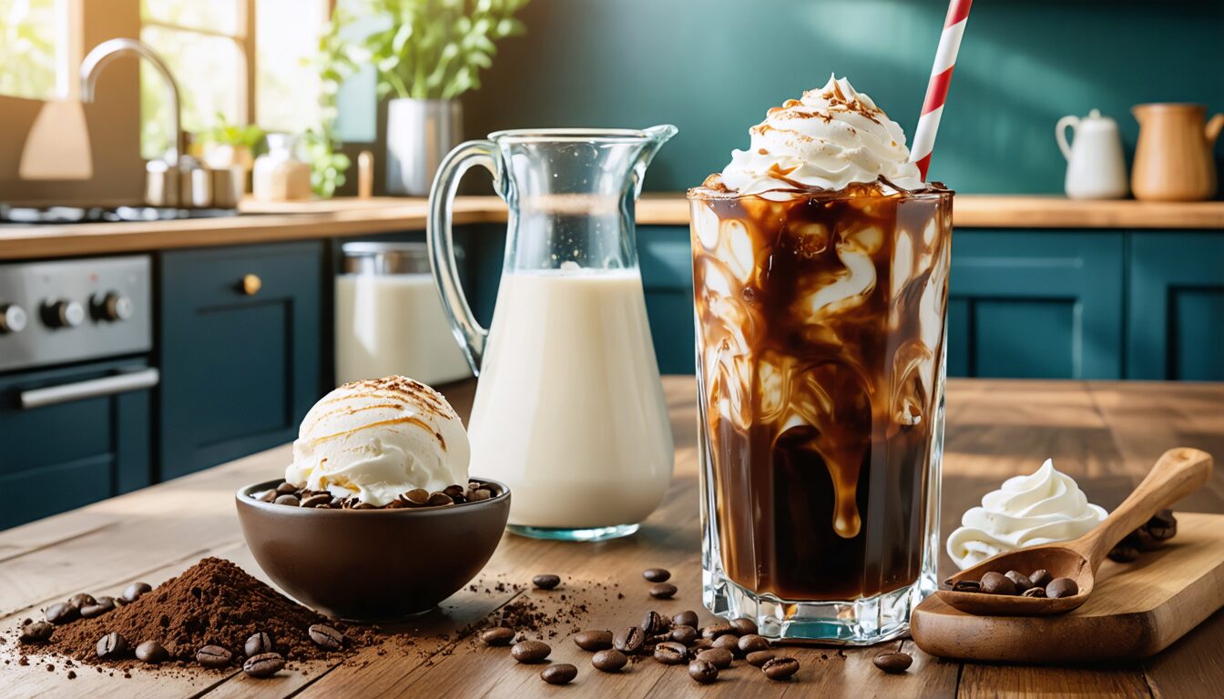 essayez notre recette de café glacé estival, prête en 5 minutes avec seulement 3 ingrédients. un breuvage rafraîchissant, facile à préparer à la maison et encore meilleur que celui de starbucks !