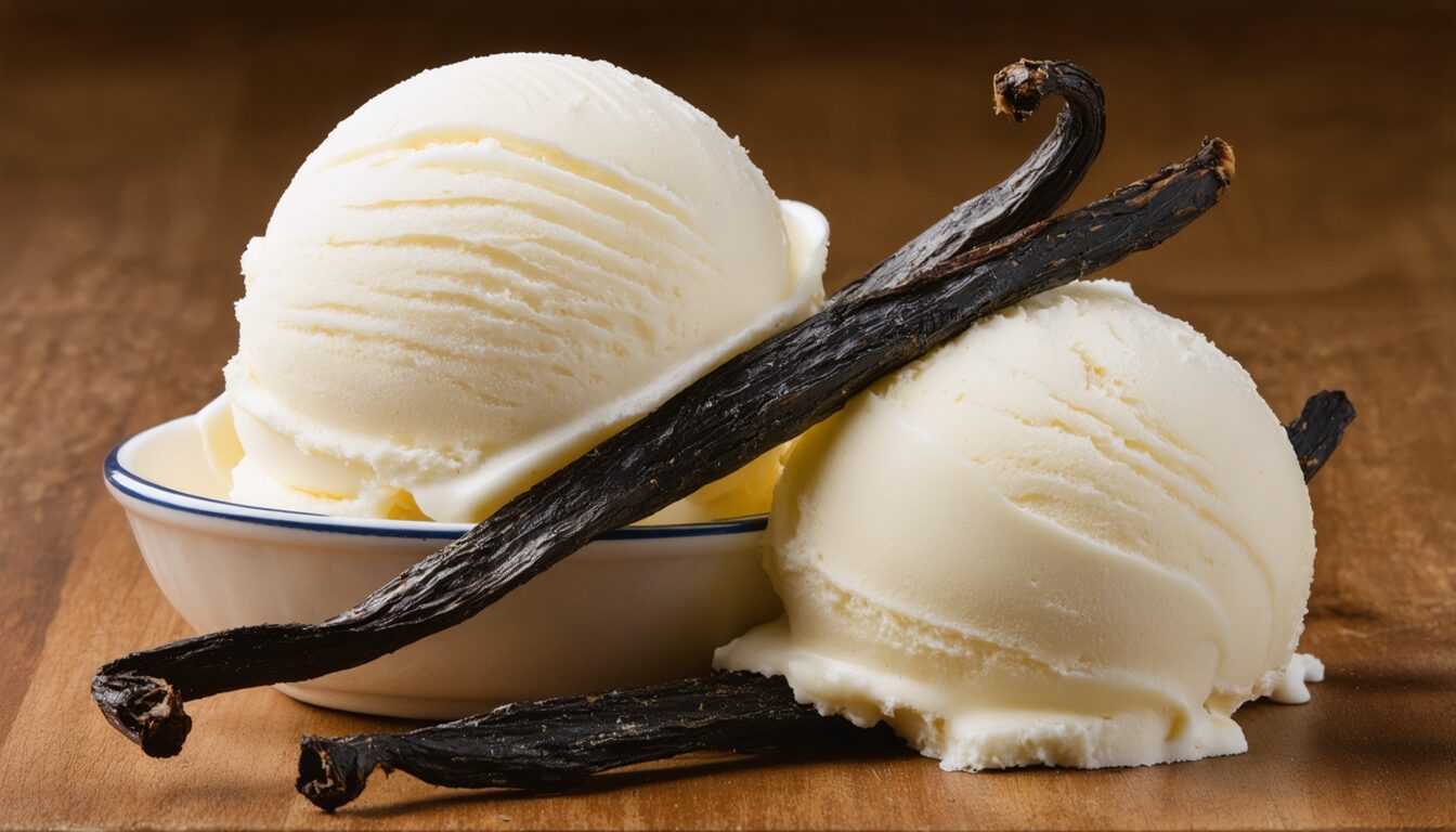 savourez une glace vanille ultra crémeuse, facile à réaliser sans sorbetière ni œufs. un dessert gourmand, rapide et parfait pour l'été !
