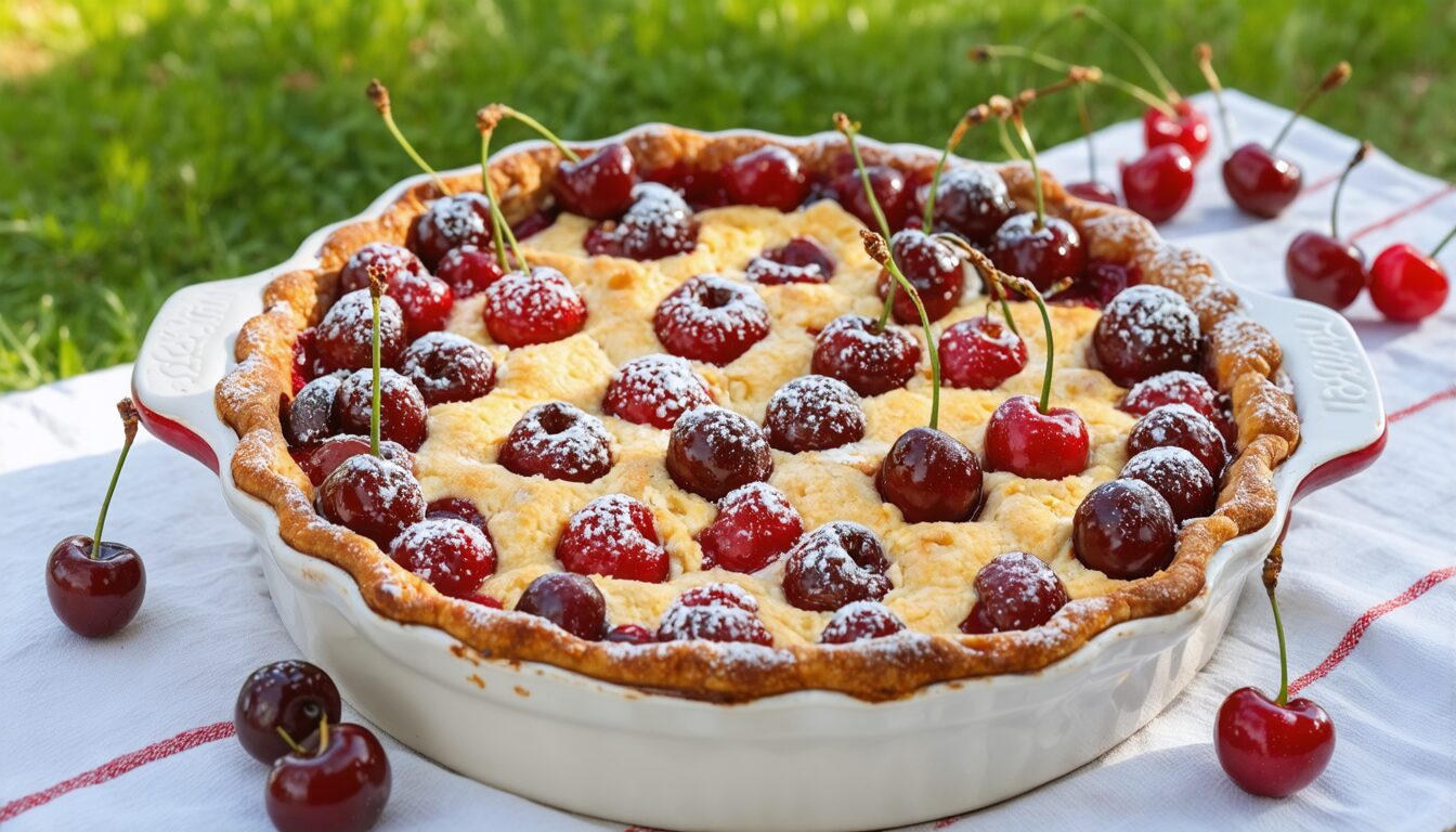 découvrez la recette du clafoutis aux cerises du chef felder : un dessert authentique et moelleux, aux saveurs qui évoquent la nostalgie des douceurs de grand-mère. facile à réaliser, parfait pour régaler toute la famille !