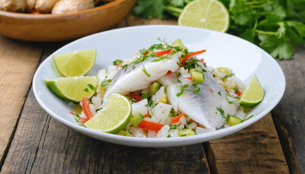 Préparez un ceviche de daurade frais et rapide sans cuisson : un régal d’été au citron vert et gingembre