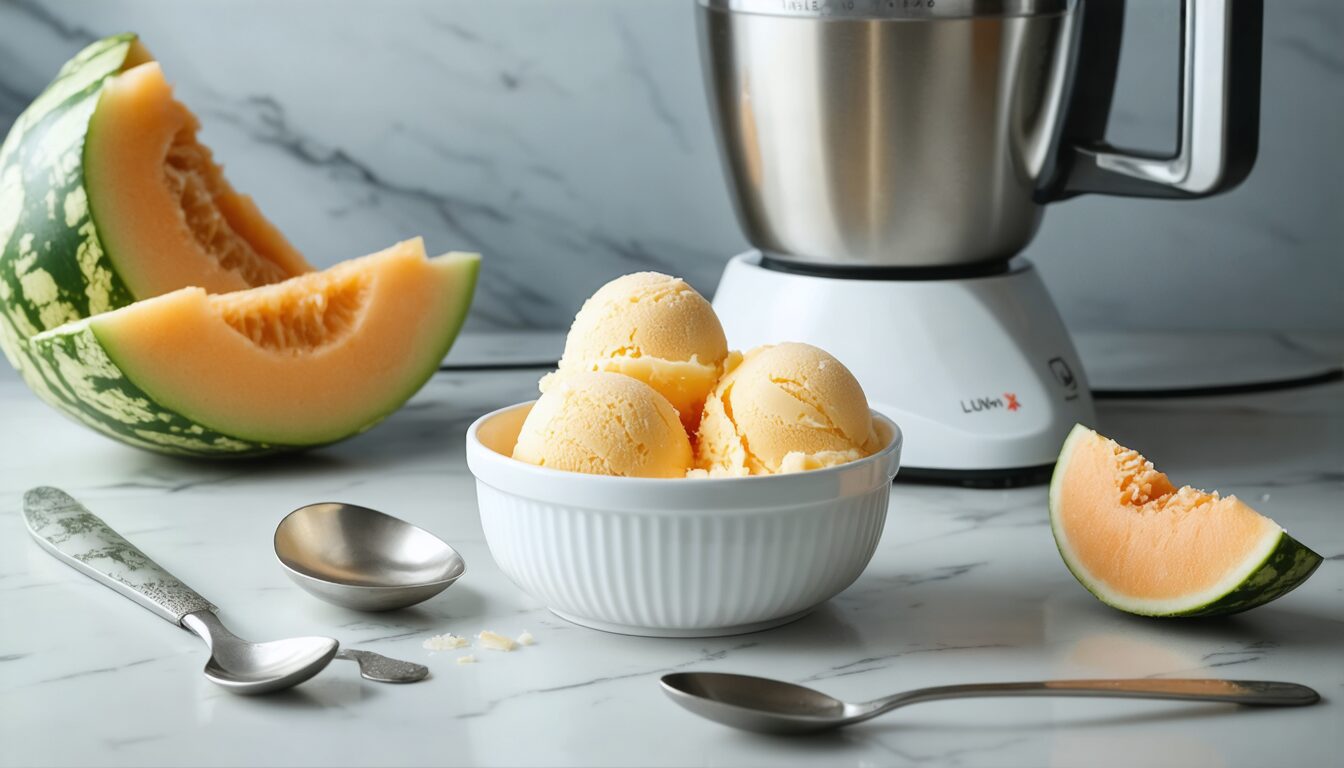 découvrez comment réaliser un sorbet au melon rafraîchissant en seulement 5 minutes, sans sorbetière et avec seulement 3 ingrédients. une recette facile et rapide pour profiter des journées chaudes d'été !