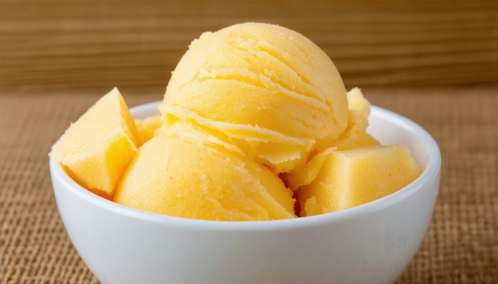 Préparez un délicieux sorbet au melon en 5 minutes : la solution parfaite contre la chaleur estivale, sans besoin de sorbetière et seulement 3 ingrédients!