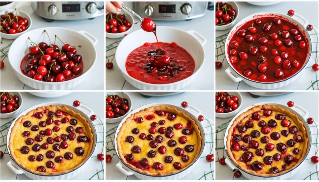 Un clafoutis aux cerises moelleux et rapide, le goût réconfortant de chez mamie