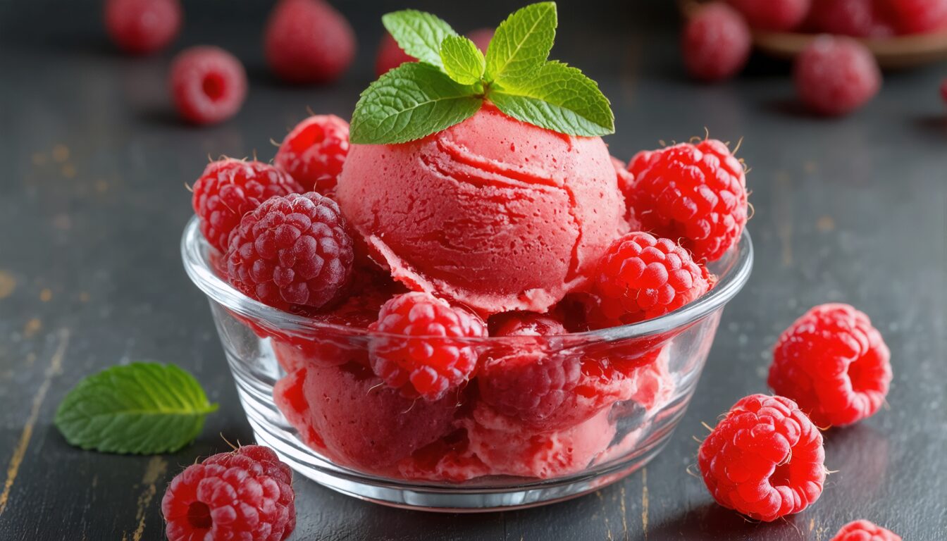 découvrez notre recette facile de sorbet à la framboise sans sorbetière : une gourmandise fruitée, rafraîchissante et rapide à préparer, idéale pour surprendre vos proches !