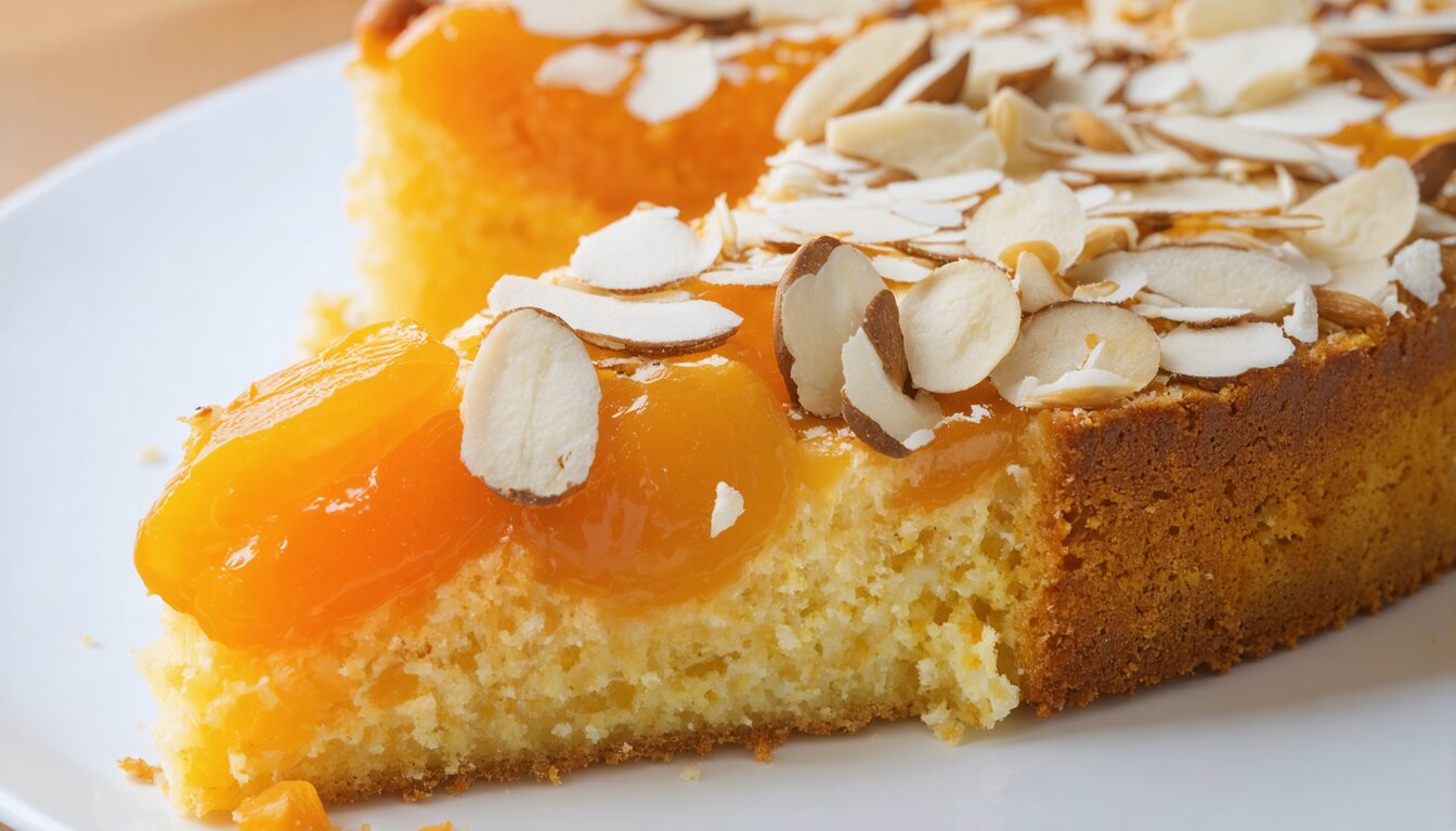 découvrez notre recette gourmande de gâteau aux abricots et amandes, ultra moelleux, facile et rapide à préparer en 10 minutes. idéal pour un dessert savoureux et plein de douceur !
