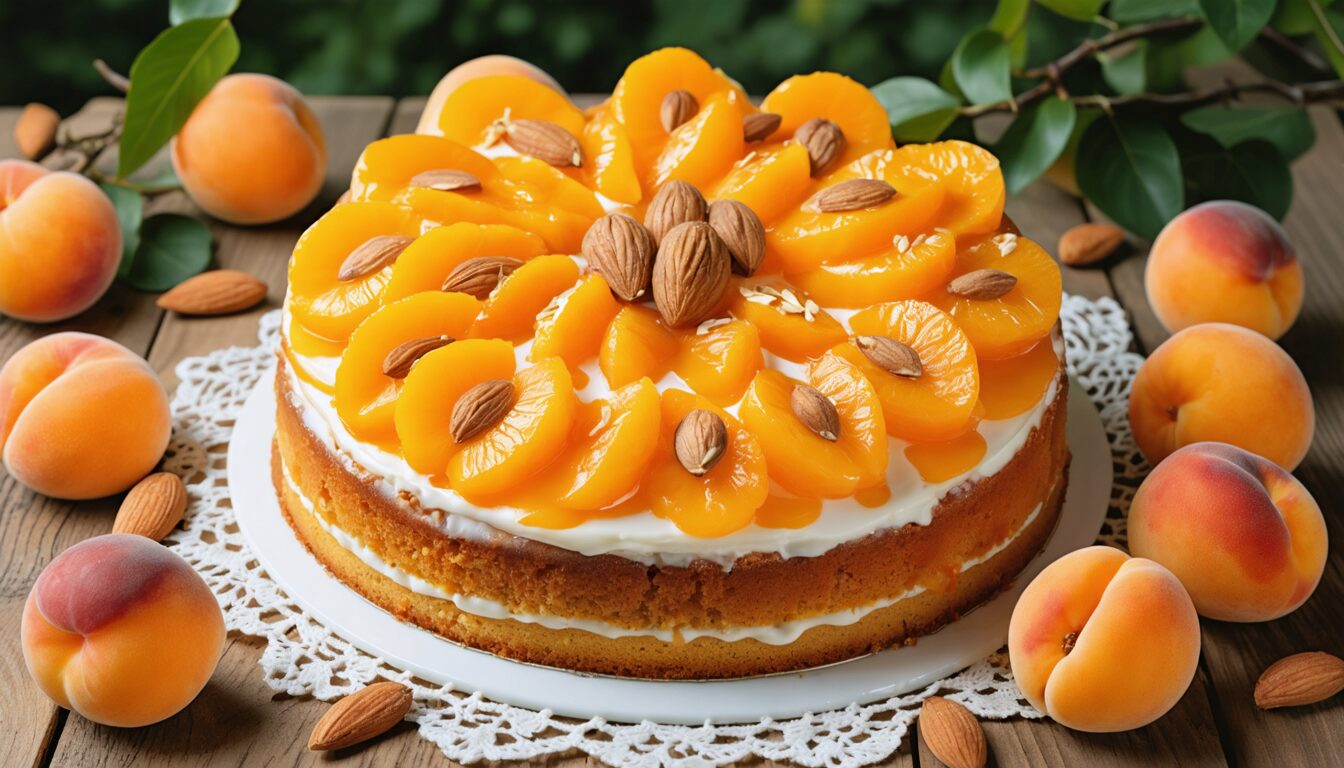 découvrez la recette d’un gâteau aux abricots et amandes ultra moelleux, facile et rapide à préparer en seulement 10 minutes, pour régaler toute la famille !