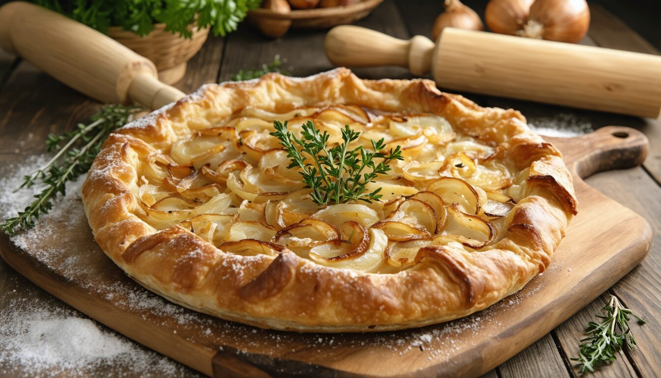 découvrez la tarte à l'oignon : une recette facile et savoureuse, parfaite pour régaler famille et amis. suivez nos conseils pour réussir ce classique incontournable en toute simplicité !