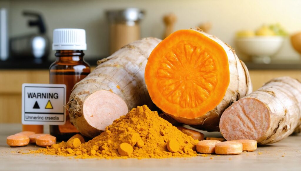 Les risques associés à la consommation de curcuma