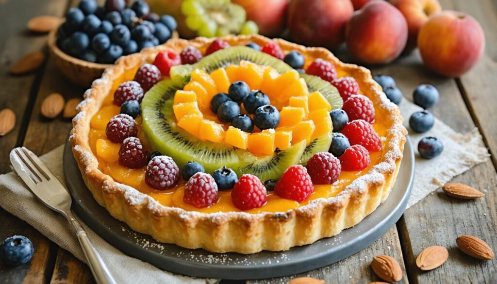 Une tarte aux fruits estivale : fraîche, colorée et irrésistiblement fondante