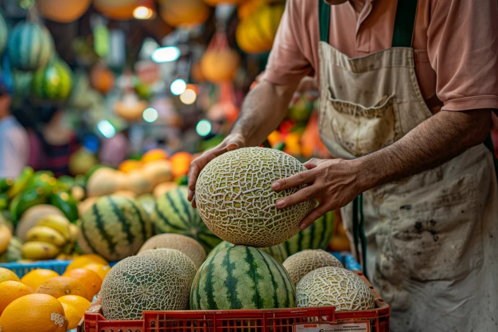 Les secrets du primeur pour déceler un melon parfaitement mûr et sucré
