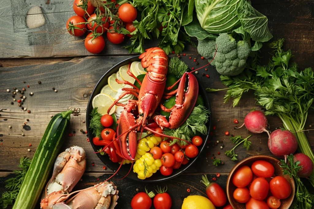 Les légumes idéaux pour sublimer une langouste froide